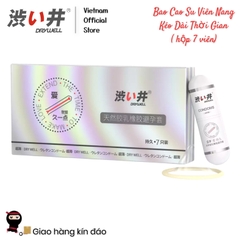 [Hộp 7 viên 1200mg gel] Bao Cao Su Viên Nang Kéo Dài Thời Gian – Love Extend Delay Condoms