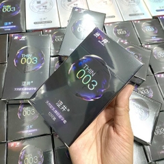 [Hộp 12 cái] Bao Cao Su Siêu Mỏng 0.03mm – Ultra Thin 0.03mm Condoms 800mg gel