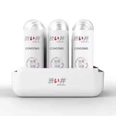 [Hộp 9 viên 1200mg gel] Bao Cao Su Viên Nang Siêu Mỏng 0.03mm – Ultra Thin 0.03mm Condoms