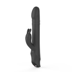 Máy Rung Tai Thỏ Đen Huyền Bí Có Hạt Xoay Kích Thích - Rabbit Black Pro - Phiên Bản Hot Nhất Drywell