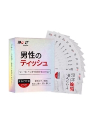 [Hộp 12 gói 1ml] Khăn Lau Trì Hoãn Chống Xuất Tinh Sớm - Vải Không Dệt