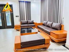 Sofa zito chân thuyền Gõ Đỏ