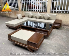 Combo Sofa Liền góc L và Kệ Tivi