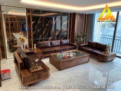 Combo Sofa chân thuyền + Kệ Tivi