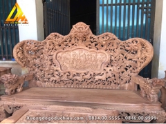 Bộ Cửu Long Bát Mã gỗ gõ đỏ