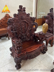 Bộ Rồng Bảo Đỉnh gỗ Cẩm Lai Lào