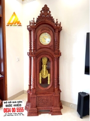 Đồng Hồ Cây 2m5 Mặt Đồng Cao Cấp(Hương Đá)