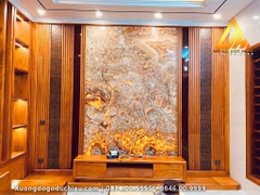 Combo Vách Kệ & Sofa Gõ Đỏ
