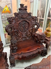 Bộ Rồng Bảo Đỉnh gỗ Cẩm Lai Lào