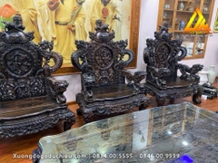 Bộ Rồng Đỉnh Mun Hoa Lào 12 món(Bắc Giang)