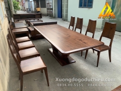 Combo Sofa + Kệ tivi + Bàn Ăn(Gỗ Óc Chó loại 1)