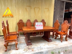 Bộ Bàn Ăn 8 Ghế mẫu Louis(Thanh Hóa)