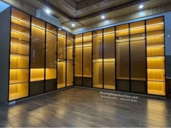 Tủ Áo Cánh Kính + Giường Gỗ Thịt