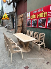Bộ Bàn Ăn Sồi Vip(Minh Khai Hà Nội)