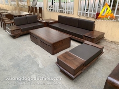 Combo Sofa + Kệ tivi + Bàn Ăn(Gỗ Óc Chó loại 1)