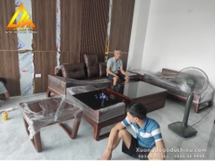 Combo phòng khách sofa zito & vách(Bắc Ninh)