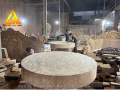 Bộ Bàn Ăn Tròn 8 Ghế