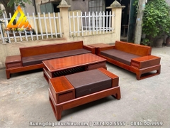Combo Sofa chân hươu và kệ tivi