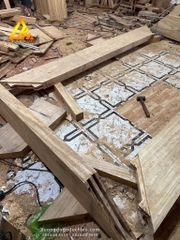 Giường Gỗ Gụ Lào(Hà Nội)