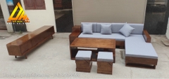 Sofa & Kệ Tivi Gỗ Sồi Nga