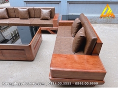 Bộ Sofa Chân Thuyền + Kệ Tivi(Bán về Thái Nguyên)