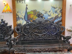 Bộ Rồng Đỉnh Mun Hoa Lào 12 món(Bắc Giang)