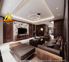 Combo Sofa và Kệ tivi Royal