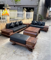 Bộ Sofa Gỗ Óc Chó Bắc Mỹ(Gia Lâm Hà Nội)