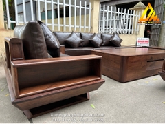 Sofa Đối gỗ Óc Chó Bắc Mỹ