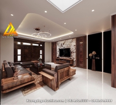 Combo Sofa và Kệ tivi Royal