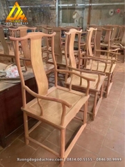 Bàn Họp Bàn Ăn Nguyên Khối 18 Ghế Tai Quan