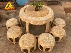 Bộ Trống Gỗ Mun Hoa