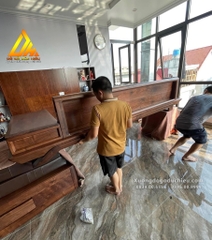 Combo full Phòng Khách và Bếp gỗ Óc Chó(Hải Dương)