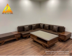 Sofa zito gỗ sồi góc liền(Đông Trù Hà Nội)