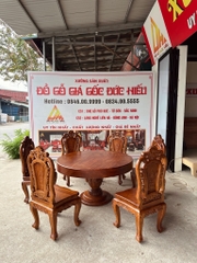 Combo Hoàng Gia + Kệ Tivi + Bàn Ăn