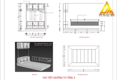 Giường Gỗ Gụ Lào(Hà Nội)