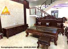 Combo Hoàng Gia & Kệ tivi phun màu óc chó(Bắc Ninh)