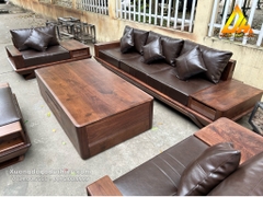 Sofa Đối gỗ Óc Chó Bắc Mỹ
