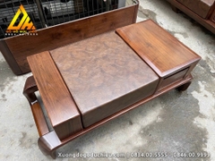 Bộ Sofa Chân Xoắn gỗ óc chó nhập khẩu
