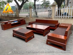 Combo Sofa chân hươu và kệ tivi