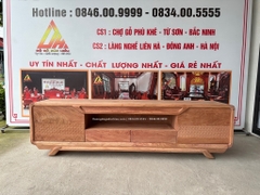 Kệ Tivi chân thuyền (mộc)