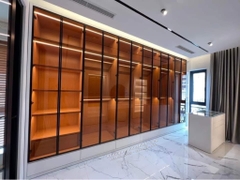 Tủ Áo Cánh Kính + Giường Gỗ Thịt