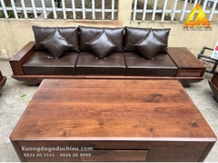 Sofa Đối gỗ Óc Chó Bắc Mỹ