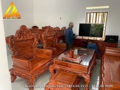 Combo Bộ Hoàng Gia nhỏ + Kệ tivi(Bán về Phú Thọ)
