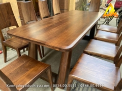 Bộ Bàn Ăn 10 ghế gỗ Óc Chó(Bán về Việt Trì Phú Thọ)