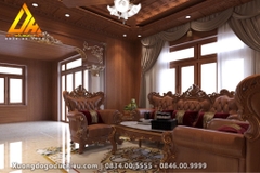 Lên mẫu 3D Phòng khách + sảnh(Hoà Bình city)