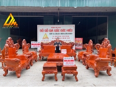 Bộ Hoàng Gia đục tay 100% Hương Đá (Bán về Nam Định)