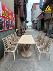 Bộ Bàn Ăn Sồi Vip(Minh Khai Hà Nội)