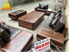 Sofa Đối gỗ Óc Chó Bắc Mỹ