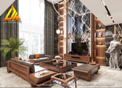 Combo Sofa Royal & Kệ Vách tivi